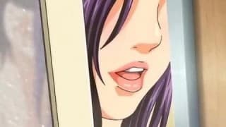 entai- A brunette with beautiful boobs