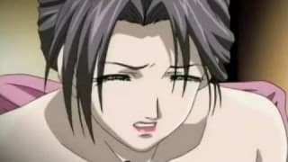 He eats the jap pussy of a mature woman